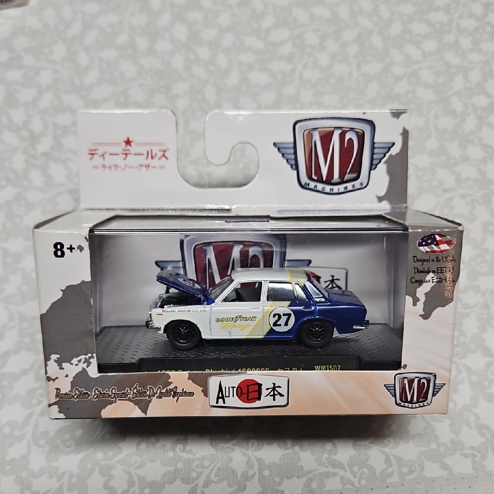 M2 Machines 1969 Nissan Bluebird 1600SSS Premium Die-cast Car WMTS07 18-09
